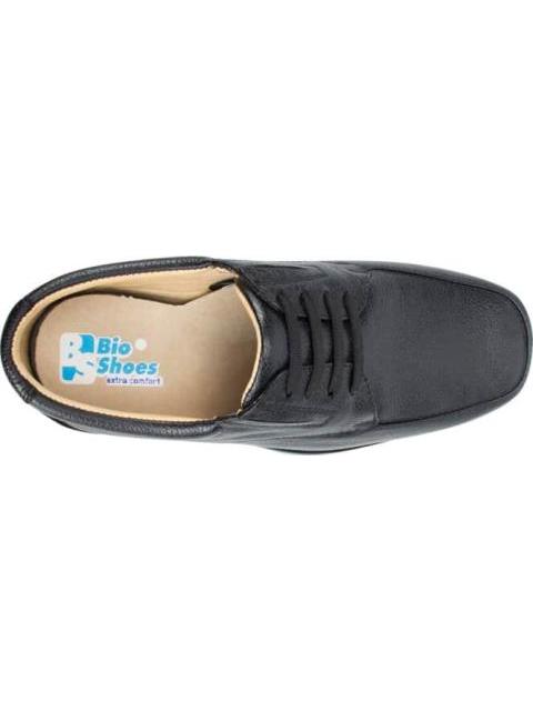 ZAPATO CONFORT DE PIEL NEGRO BIO SHOES