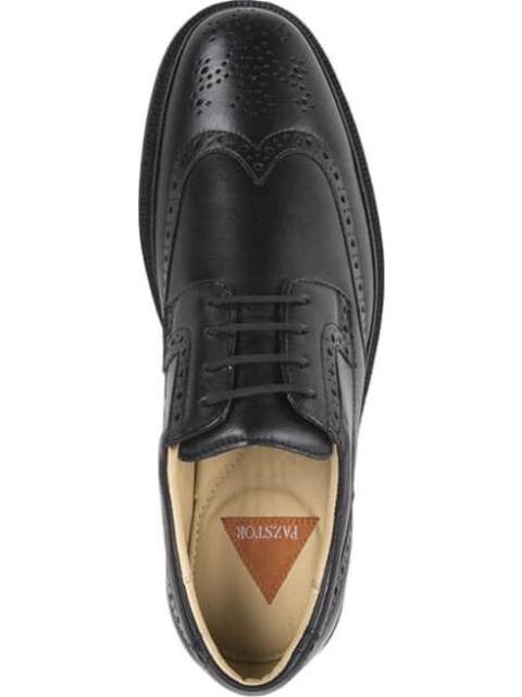 ZAPATO DE VESTIR DE PIEL DERBY NEGRO CALZADO PAZSTOR