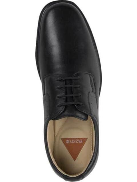 ZAPATO DE VESTIR DE PIEL DERBY NEGRO CALZADO PAZSTOR