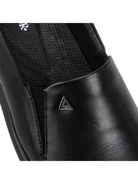 MOCASIN DE PIEL NEGRO CALZADO PAZSTOR