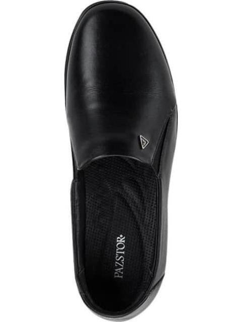 MOCASIN DE PIEL NEGRO CALZADO PAZSTOR