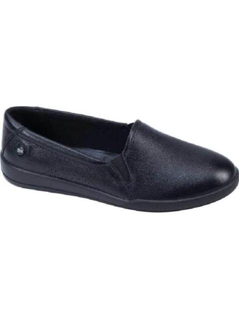 MOCASIN DE PIEL NEGRO FLEXI