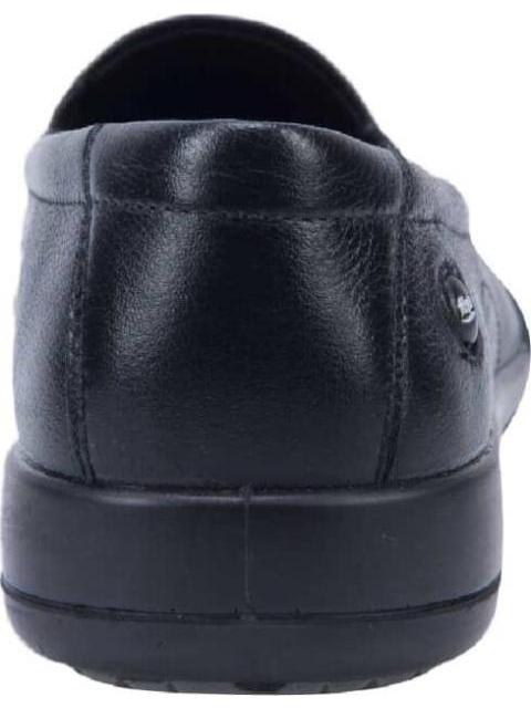 MOCASIN DE PIEL NEGRO FLEXI