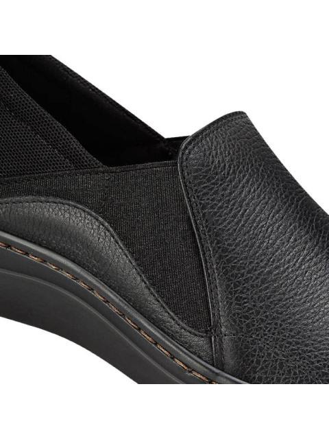 MOCASIN DE PIEL NEGRO FLEXI