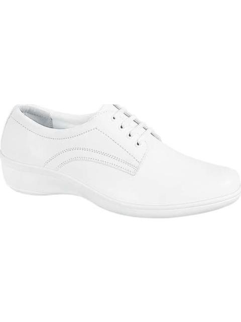 ZAPATO DE SERVICIO DE PIEL BLANCO FLEXI
