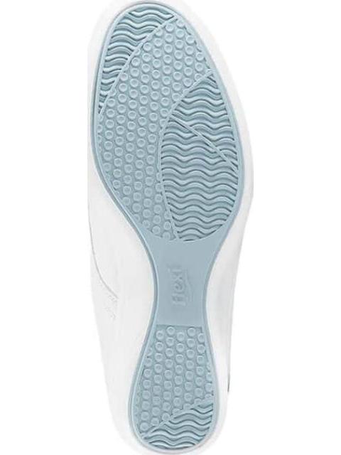 ZAPATO DE SERVICIO DE PIEL BLANCO FLEXI