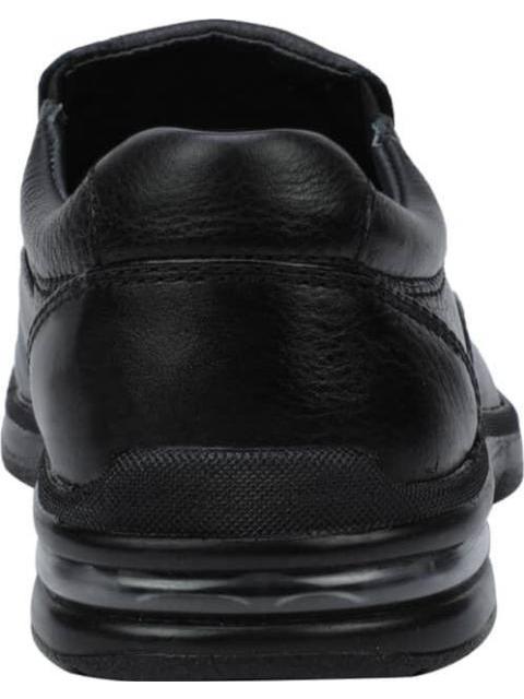 MOCASIN DE PIEL CON BURBUJA DE AIRE NEGRO FLEXI