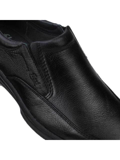 MOCASIN DE PIEL CON BURBUJA DE AIRE NEGRO FLEXI