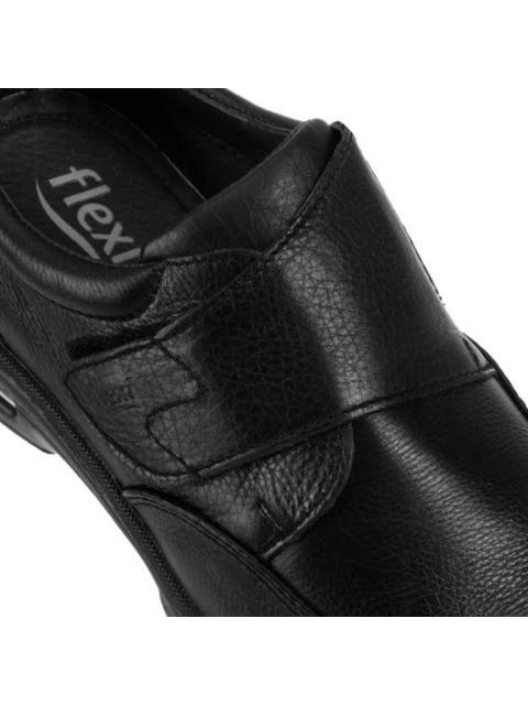 ZAPATO CASUAL CON VELCRO NEGRO FLEXI