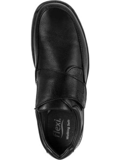 ZAPATO CASUAL CON VELCRO NEGRO FLEXI