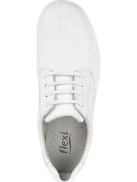 ZAPATO SERVICIO AGUJETA BLANCO FLEXI