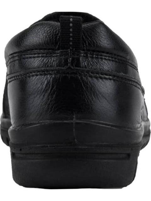 MOCASIN DE PIEL NEGRO FLEXI