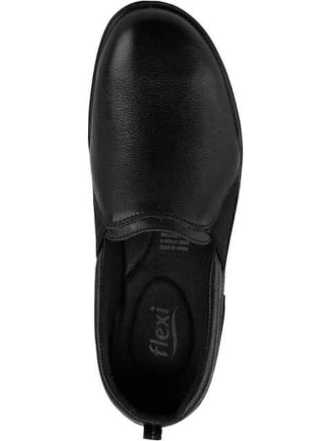 MOCASIN DE PIEL NEGRO FLEXI