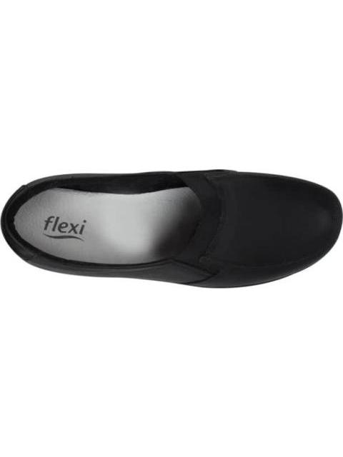 MOCASIN DE PIEL NEGRO FLEXI