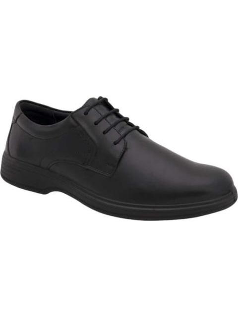 ZAPATO CASUAL DE PIEL DERBY NEGRO FLEXI