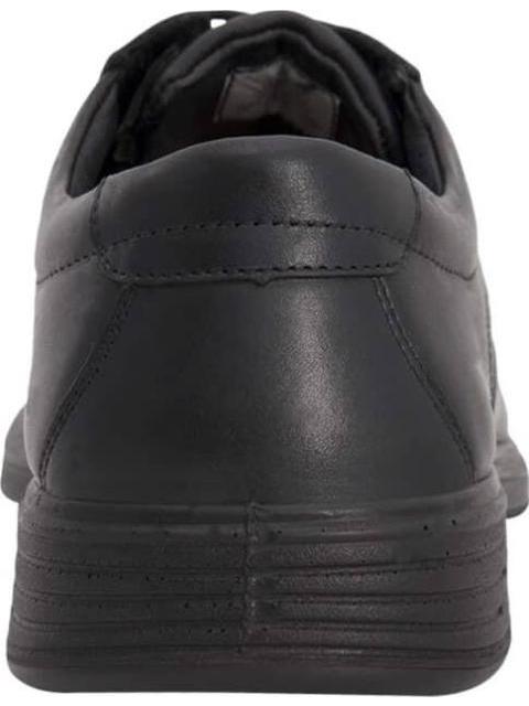 ZAPATO CASUAL DE PIEL DERBY NEGRO FLEXI