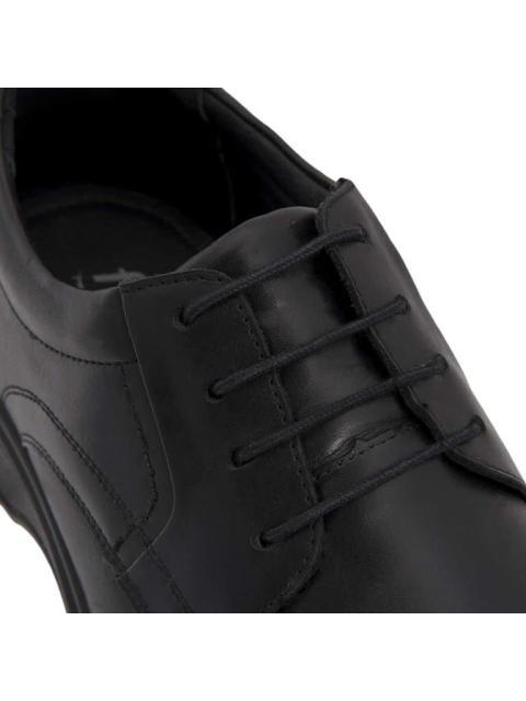 ZAPATO CASUAL DE PIEL DERBY NEGRO FLEXI