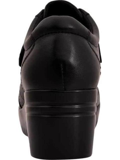 BOTIN DE PIEL NEGRO MANET