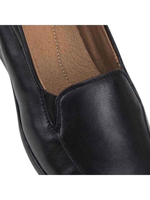 ZAPATO PIE DIEBETICO DE PIEL NEGRO SHOSH CONFORT