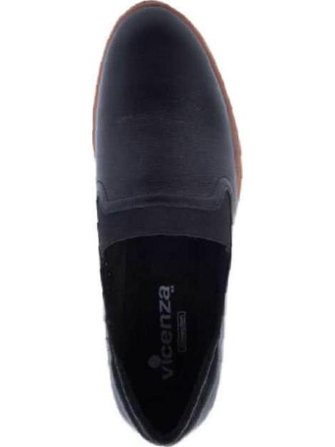 CHOCLO DE PIEL CON PLATAFORMA NEGRO VICENZA
