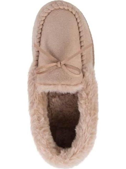 PANTUFLA DE PELUCHE CAMEL SHOSH CONFORT