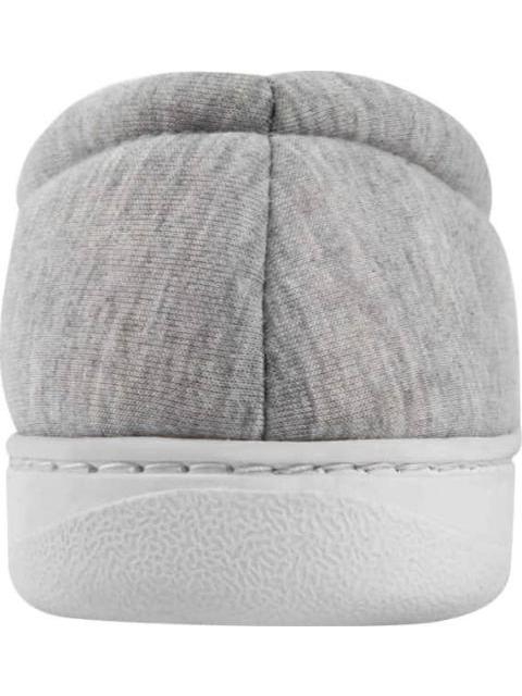 PANTUFLA CERRADA CON MOÑO GRIS SHOSH CONFORT