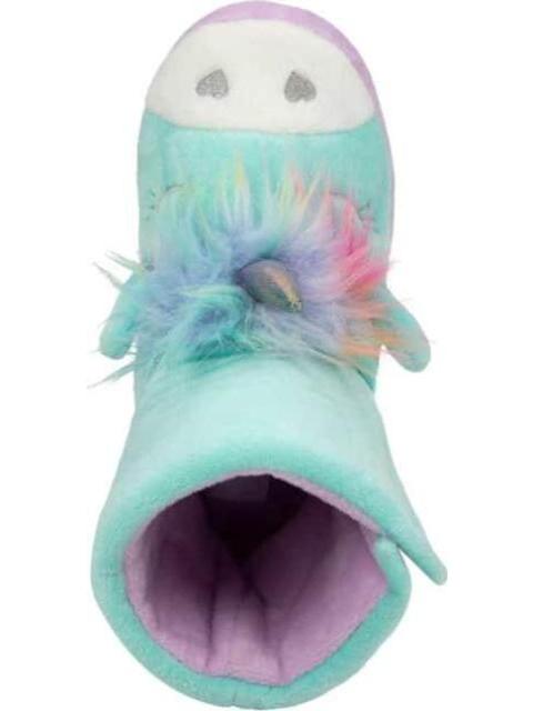 PANTUFLA BOTA UNICORNIO AZUL MENTA VIVIS SHOES KIDS
