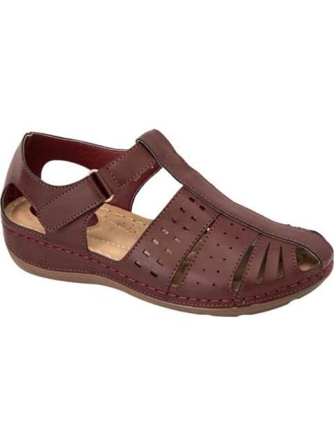 SANDALIA CONFORT VINO SHOSH