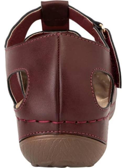 SANDALIA CONFORT VINO SHOSH