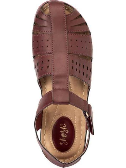 SANDALIA CONFORT VINO SHOSH