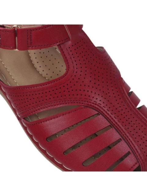 SANDALIA CONFORT ROJO SHOSH