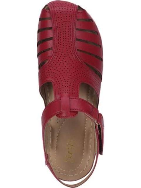 SANDALIA CONFORT ROJO SHOSH