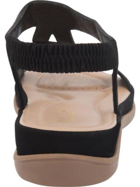 SANDALIA CONFORT CON BRILLOS NEGRO VI LINE