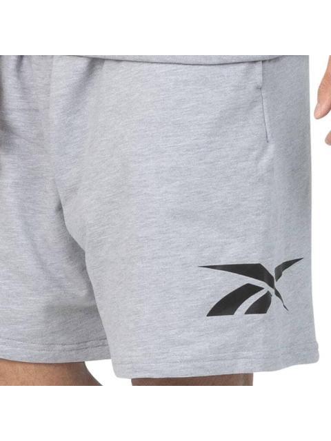 CONJUNTO 2 PIEZAS SET CREW SHORT BIG VECTOR GRIS REEBOK
