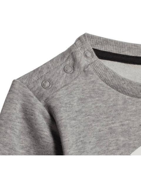 CONJUNTO BADGE SUDADERA Y PANTS GRIS ADIDAS