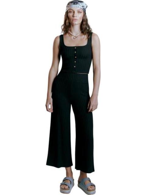 CONJUNTO TOP Y PANTALON NEGRO HOLLY LAND