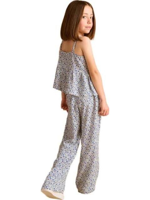 CONJUNTO ESTAMPADO AZUL HOLLY LAND KIDS