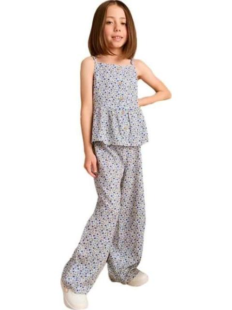 CONJUNTO ESTAMPADO AZUL HOLLY LAND KIDS