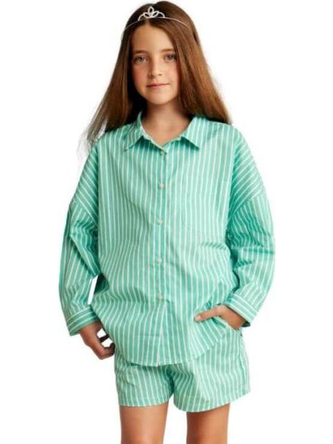 CONJUNTO ESTAMPADO VERDE HOLLY LAND KIDS