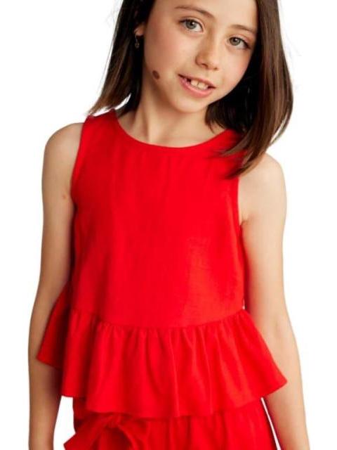 CONJUNTO LINO ROJO HOLLY LAND KIDS