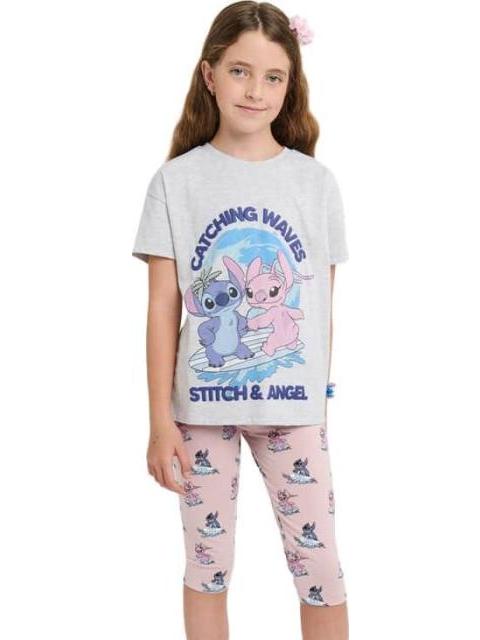 CONJUNTO PLAYERA Y PANTALON STITCH BICOLOR DISNEY