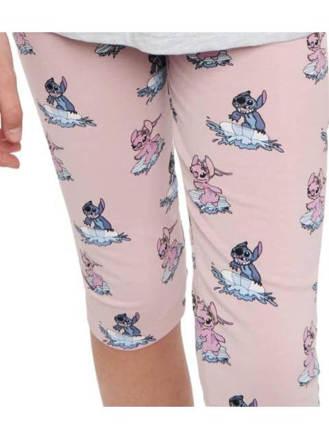 CONJUNTO PLAYERA Y PANTALON STITCH BICOLOR DISNEY
