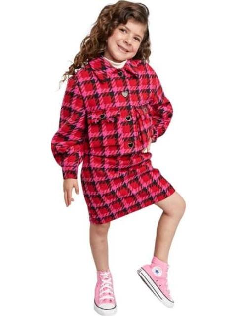 CONJUNTO SACO Y FALDA ROSA HOLLY LAND KIDS