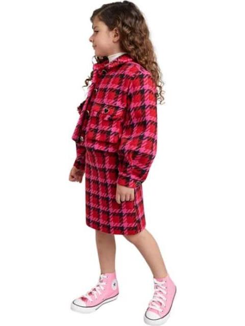 CONJUNTO SACO Y FALDA ROSA HOLLY LAND KIDS