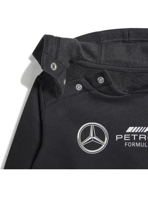 CONJUNTO SUDADERA Y PANTS MERCEDES AMG DNA NEGRO ADIDAS