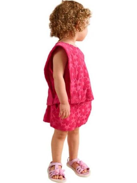 CONJUNTO TIPO TOALLA ROSA HOLLY LAND KIDS