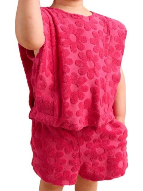 CONJUNTO TIPO TOALLA ROSA HOLLY LAND KIDS