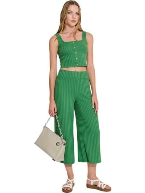 CONJUNTO TOP Y PANTALON VERDE HOLLY LAND