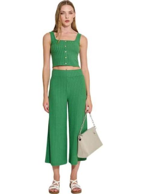 CONJUNTO TOP Y PANTALON VERDE HOLLY LAND