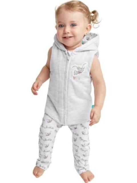 CONJUNTO TRAJE BEBA GRIS DISNEY BABY